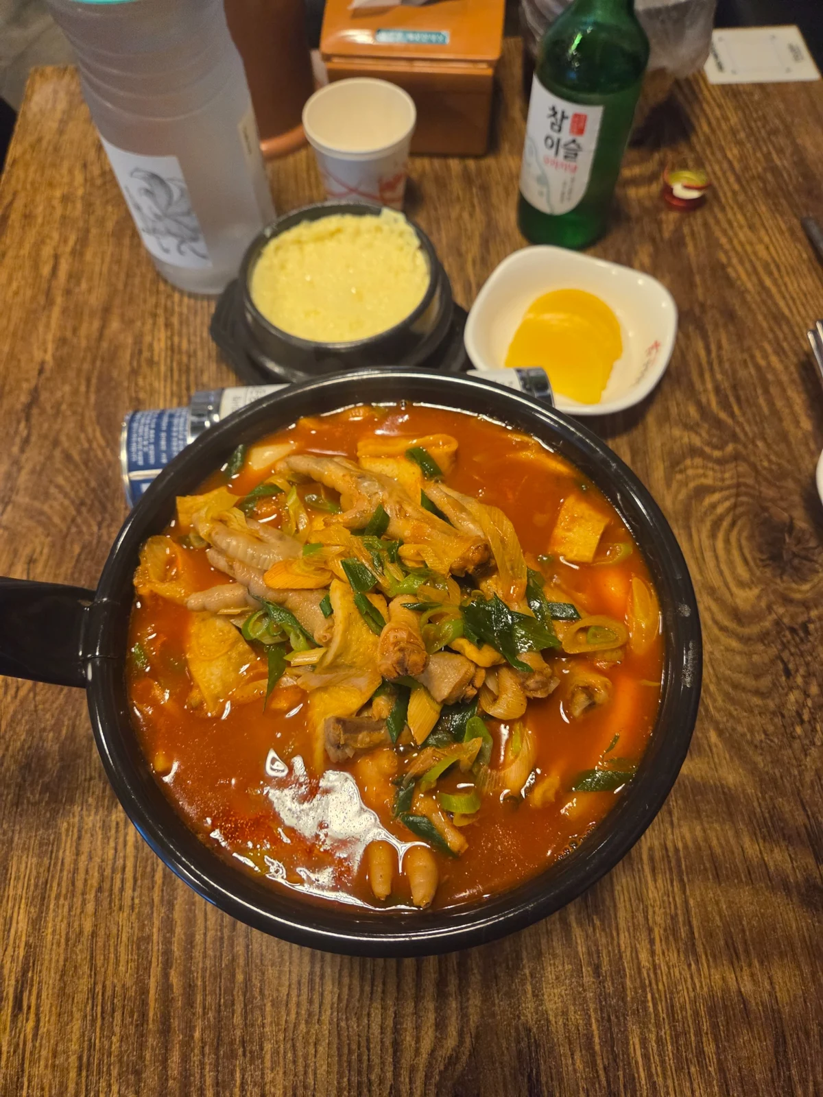 낭만닭발 정왕본점 국물닭발 한 상