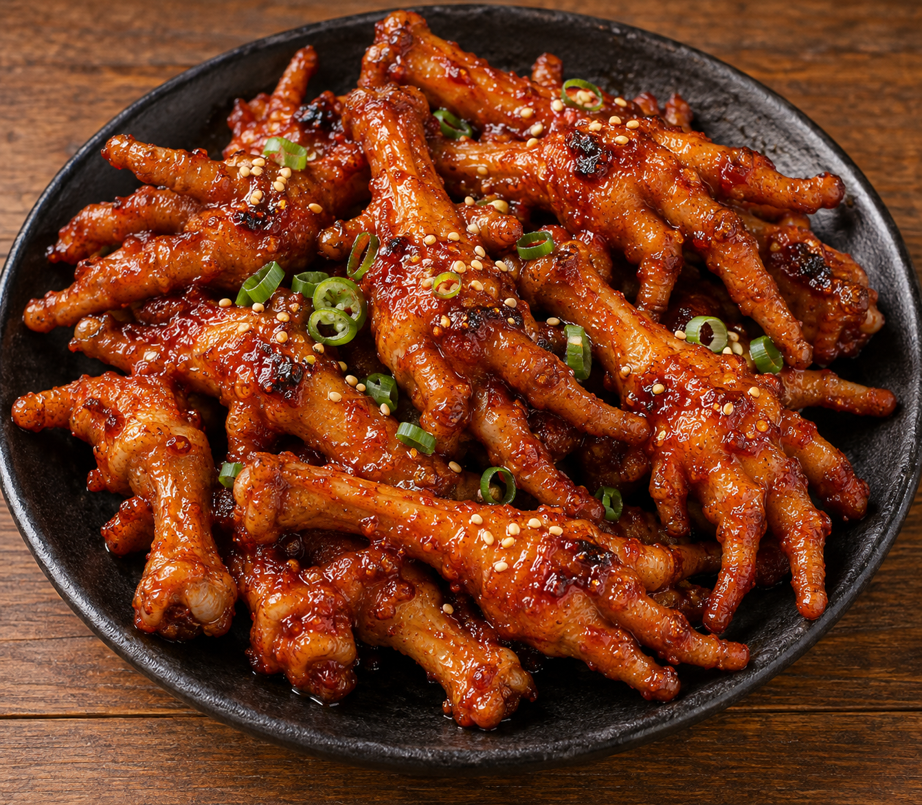 정왕동 통닭발, 메뉴와 맛 선택 안내