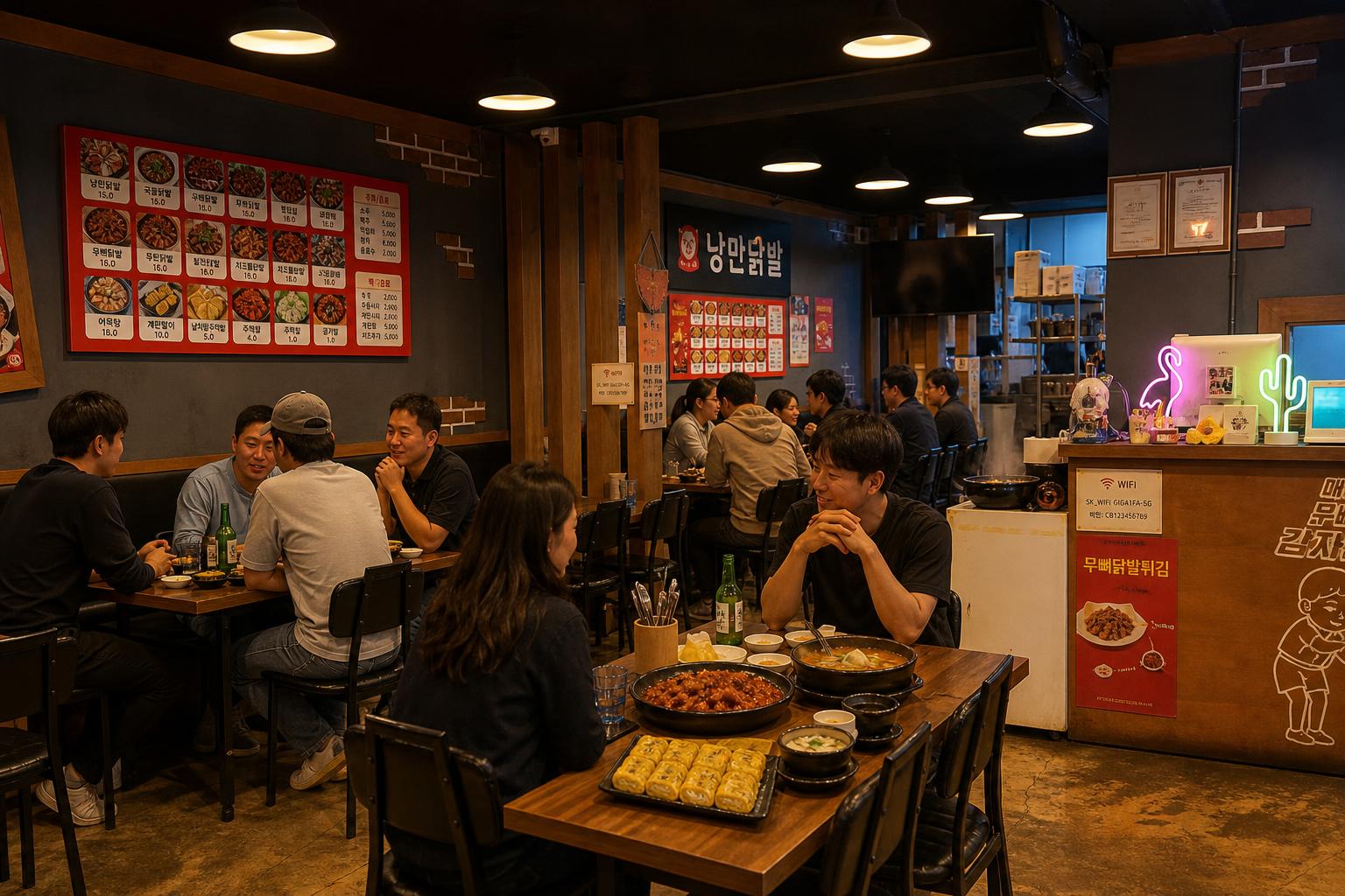 정왕동 근처맛집을 찾는다면, 대박 낭만닭발